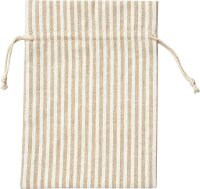 folia Stoffsäckchen mit Motiv Streifen und Punkte 8,0/10,0/13,0 x 10,0/130,/18,0 cm, 1 Pack