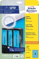 AVERY Zweckform Ordneretiketten L4767-20 blau, 20 Blatt
