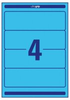 AVERY Zweckform Ordneretiketten L4767-20 blau, 20 Blatt
