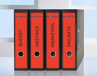 AVERY Zweckform Ordneretiketten L4752-20 rot, 20 Blatt