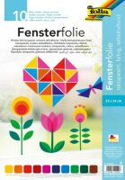 folia Fensterfolie mehrfarbig 10 Blatt  ( 455409 )