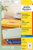 AVERY Zweckform Folien-Adressetiketten J8560-25...