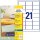 AVERY Zweckform Folien-Adressetiketten J8560-25 transparent 63,5 x 38,1 mm, 25 Blatt