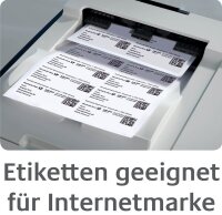 AVERY Zweckform Adressetiketten L7160-100 weiß 63,5 x 38,1 mm, 100 Blatt