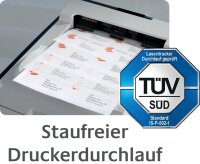 AVERY Zweckform Adressetiketten L7163-100 weiß 99,1 x 38,1 mm, 100 Blatt