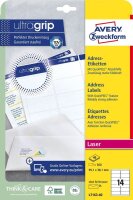 AVERY Zweckform Adressetiketten L7163-40 weiß 99,1...