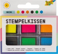 folia Stempelkissen neon gelb, pink, orange, schwarz,...