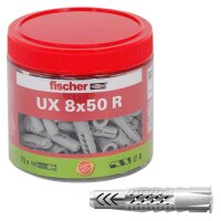 fischer UX 8x50 R 531026 Universaldübel Ø 8...