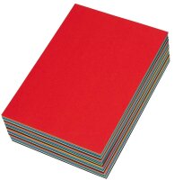 folia Tonpapier farbsortiert 160 g/qm 500 Blatt