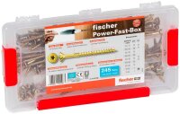 fischer Holzbauschrauben-Sortiment PowerFast-Box FPF...