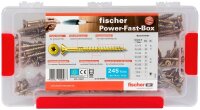 fischer Holzbauschrauben-Sortiment PowerFast-Box FPF...