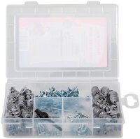 fischer easyDIY Box Gipskarton 513892 Dübel- und Schrauben-Sortiment, 100-teilig