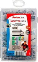fischer easyDIY Box Gipskarton 513892 Dübel- und Schrauben-Sortiment, 100-teilig