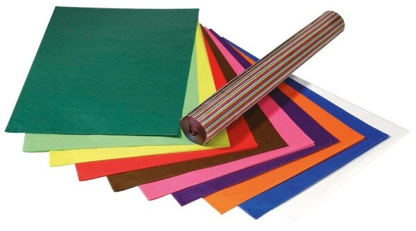 folia Transparentpapier farbsortiert 42 g/qm 100 Bogen