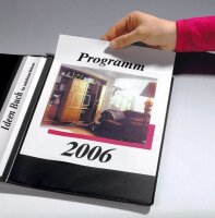 FolderSys Sichtbuch DIN A4, 100 Hüllen schwarz, 1 St.