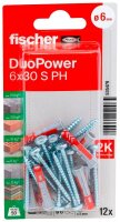 fischer DuoPower 6x30 S PH K  2K 535479 Dübel mit...