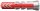 fischer L-Boxx mini DuoPower 535969 Dübel- und Schrauben-Sortiment, 210-teilig