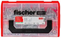 fischer FixTainer - SX Plus S, UX S, GK S, GKM S 532893 Dübel- und Schrauben-Sortiment, 240-teilig