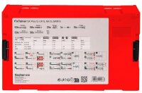 fischer FixTainer - SX Plus S, UX S, GK S, GKM S 532893 Dübel- und Schrauben-Sortiment, 240-teilig