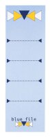 bluefile Ordneretiketten blue file blau für 8,0 cm...