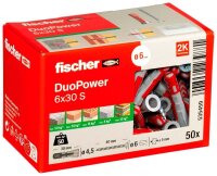 fischer DuoPower 6x30 S 2K 535459 Dübel mit...