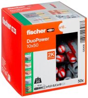 fischer DuoPower 10x50 2K 535456 Universaldübel...