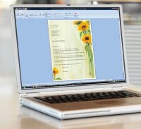 SIGEL Motivpapier Sunflower Motiv DIN A4 90 g/qm 25 Blatt