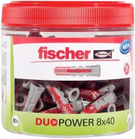 fischer DuoPower 8x40 Dose 2K 535982 Universaldübel...
