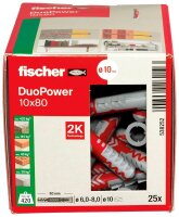 fischer DuoPower 10x80 2K 538252 Universaldübel...