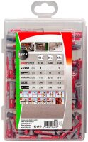 fischer Profi-Box - DuoPower 2K 538621 Universaldübel-Sortiment, 132-teilig