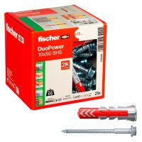 fischer DuoPower 10x50 S 2K 535461 Dübel mit...