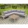 Garden Pleasure Loungegruppe VALENTINA grau, weiß Holz, Metall, 15-teilig