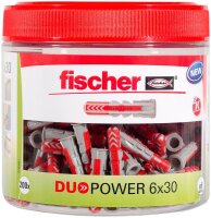 fischer DuoPower 6x30 Dose 2K 535981 Universaldübel...