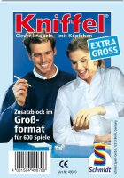 Schmidt Kniffelblock extra groß Würfelspiel, 1...