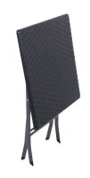 Garden Pleasure Sitzgruppe Ventana, schwarz Kunststoff, Metall, 3-teilig
