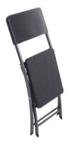 Garden Pleasure Sitzgruppe Ventana, schwarz Kunststoff, Metall, 3-teilig