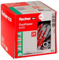 fischer DuoPower 8x65 2K 538251 Universaldübel...