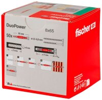 fischer DuoPower 8x65 2K 538251 Universaldübel Ø 8 mm x 65 mm, 50 St.