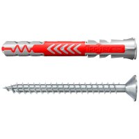 fischer DuoPower 6x50 S 2K 538255 Dübel mit Schrauben Ø 6 mm x 50 mm, 50 St.