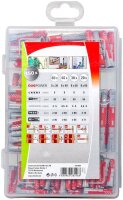 fischer Profi-Box - DuoPower kurz/lang 2K 541108 Universaldübel-Sortiment, 150-teilig