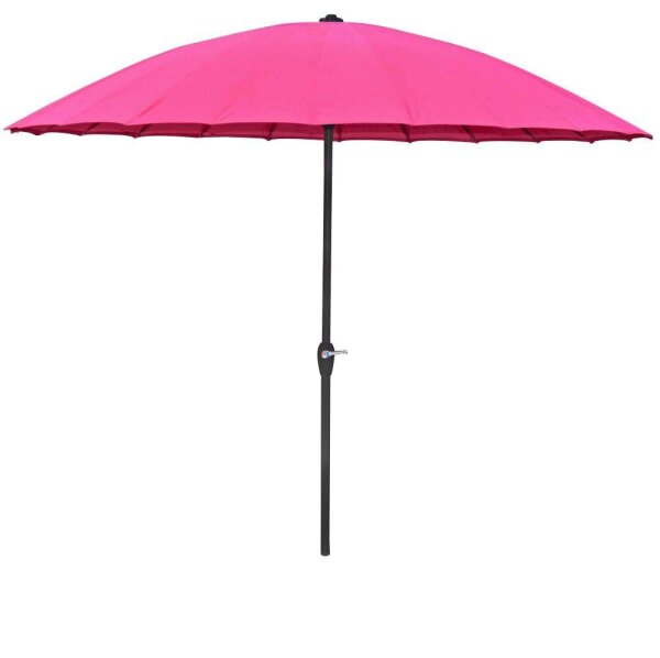 Garden Pleasure Sonnenschirm rund, pink Ø 260,0 cm  ( 504913 )