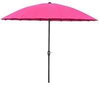 Garden Pleasure Sonnenschirm rund, pink Ø 260,0 cm...