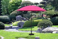 Garden Pleasure Sonnenschirm rund, pink Ø 260,0 cm...
