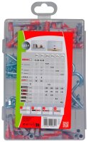 fischer easyDIY Box Kinderzimmer 541507 Dübel- und Schrauben-Sortiment, 133-teilig