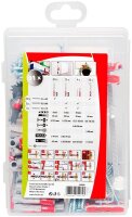 fischer Profi-Box - DouTec DuoPower DuoBlade 2K 548861 Dübel- und Schrauben-Sortiment, 59-teilig