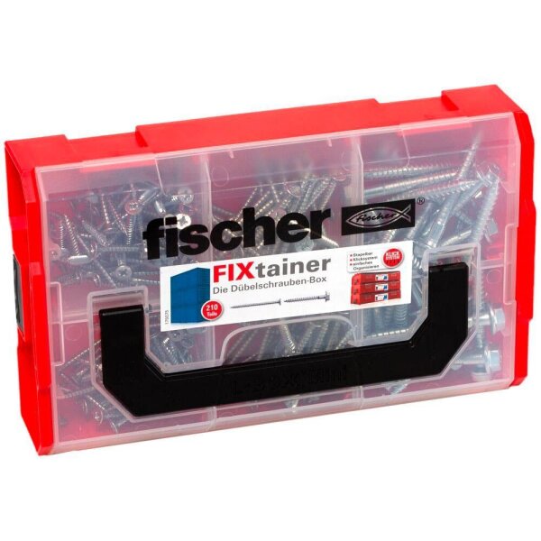fischer Schrauben-Sortiment L-Boxx mini 553347 4,5/5 mm x 40/50 mm, 210 St.