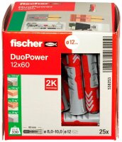 fischer DuoPower 12x60 2K 538253 Universaldübel...