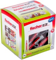 fischer DuoPower 8x65 S PH 2K 538261 Dübel mit...