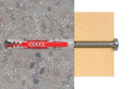 fischer DuoPower 8x65 S PH 2K 538261 Dübel mit Schrauben Ø 8 mm x 65  mm, 25 St.