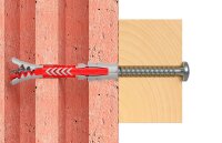 fischer DuoPower 8x65 S PH 2K 538261 Dübel mit Schrauben Ø 8 mm x 65  mm, 25 St.
